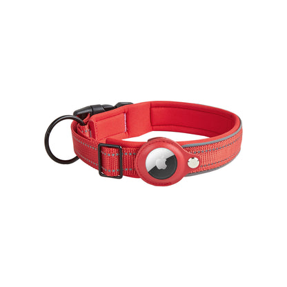 ShopTechPet™ AirTrack Pro Reflective Collar (Built-in AirTag Holder)
