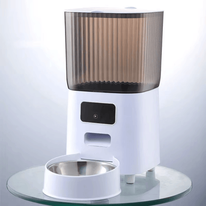 ShopTechPet™ Smart HD Camera Single Bowl Pet Feeder