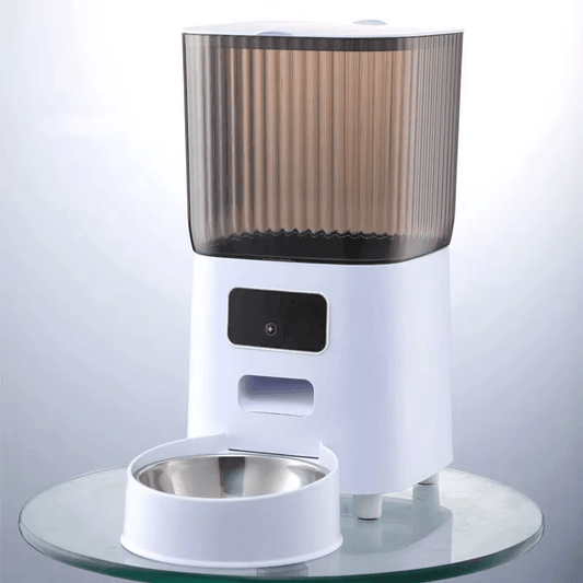 ShopTechPet™ Smart HD Camera Single Bowl Pet Feeder