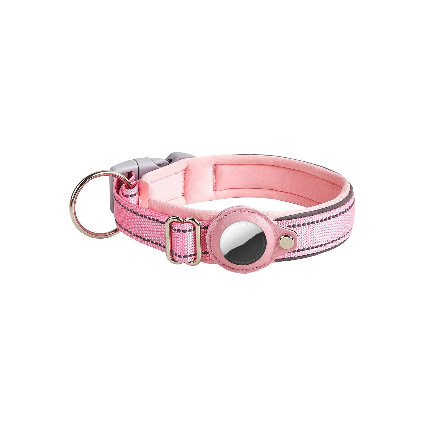 ShopTechPet™ AirTrack Pro Reflective Collar (Built-in AirTag Holder)