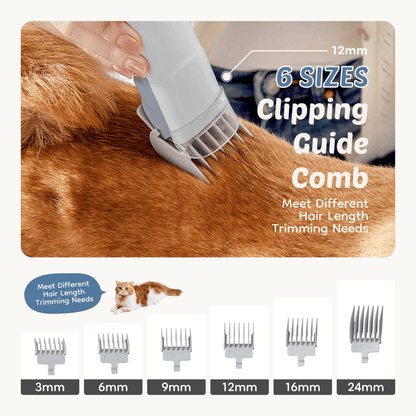 ShopTechPet™ Pro-Groom 5-in-1 Pet Vacuum & Grooming Salon