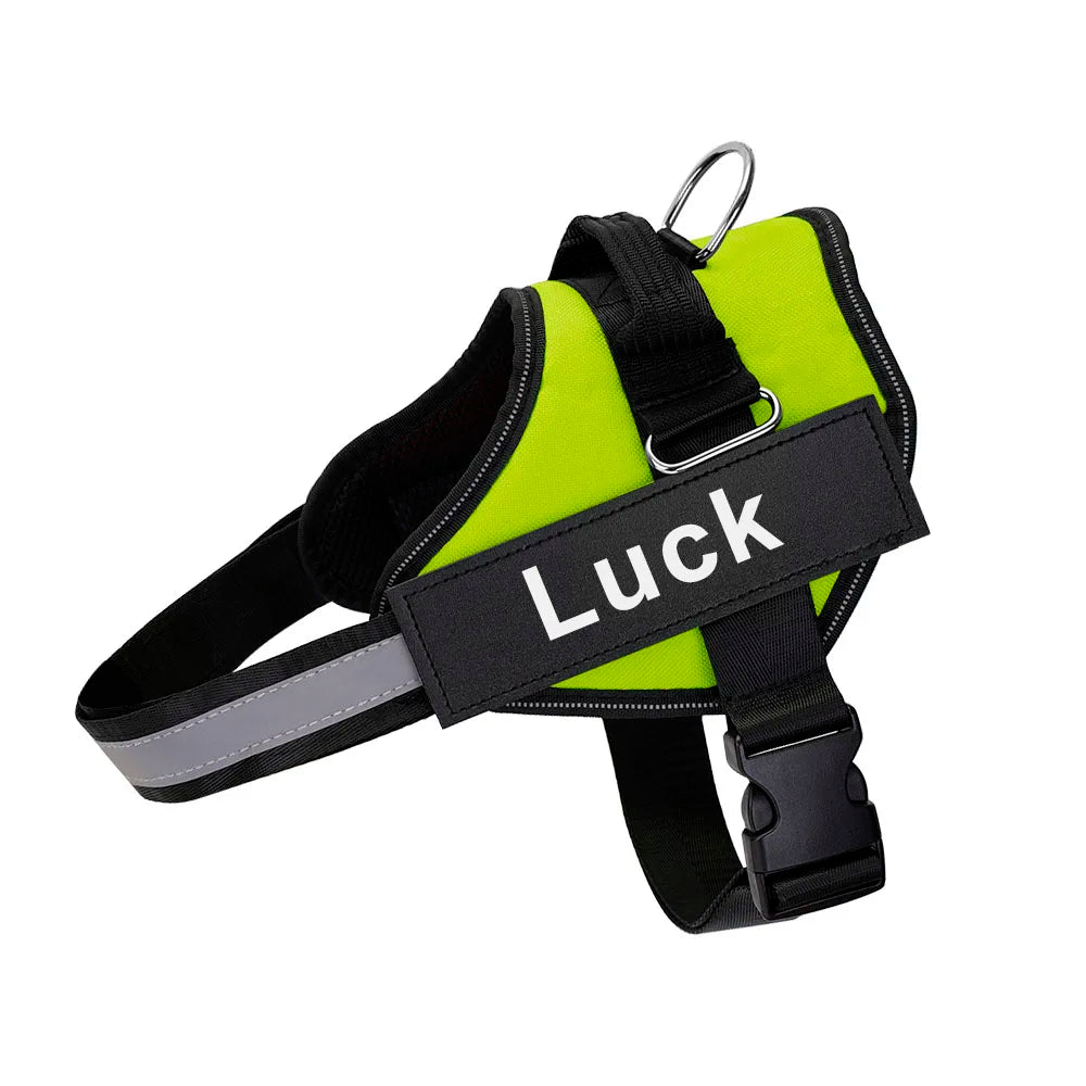 ShopTechPet™ Personalized No-Pull Dog Harness | Custom ID & Reflective Safety