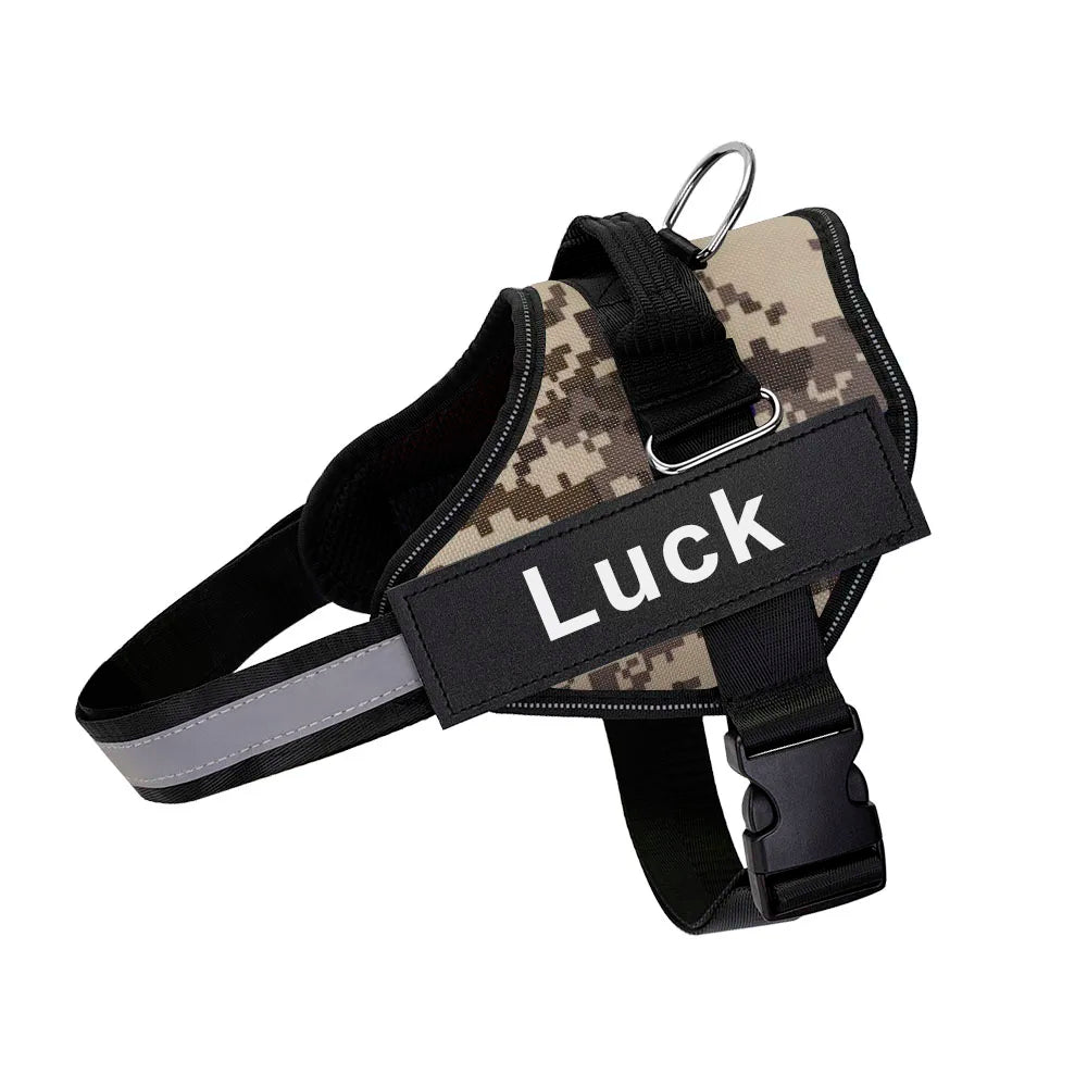 ShopTechPet™ Personalized No-Pull Dog Harness | Custom ID & Reflective Safety