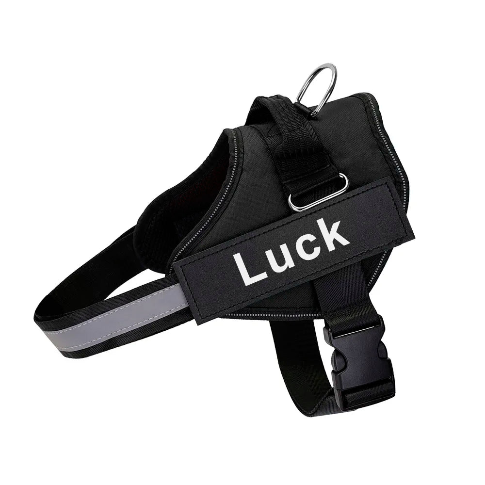 ShopTechPet™ Personalized No-Pull Dog Harness | Custom ID & Reflective Safety