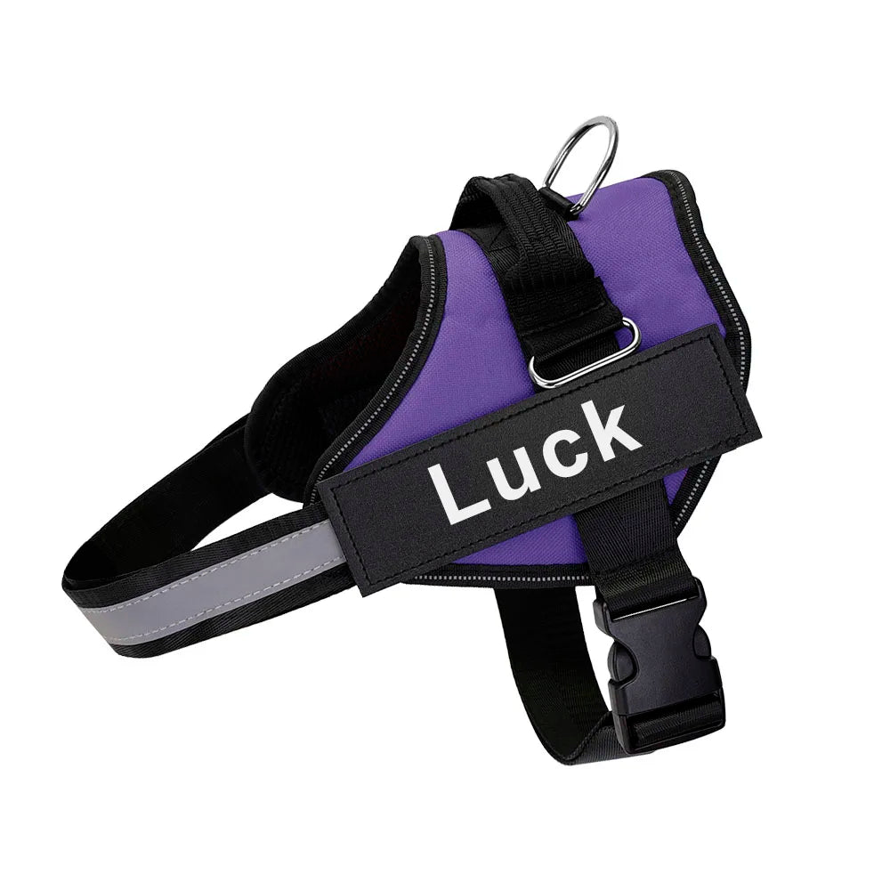 ShopTechPet™ Personalized No-Pull Dog Harness | Custom ID & Reflective Safety