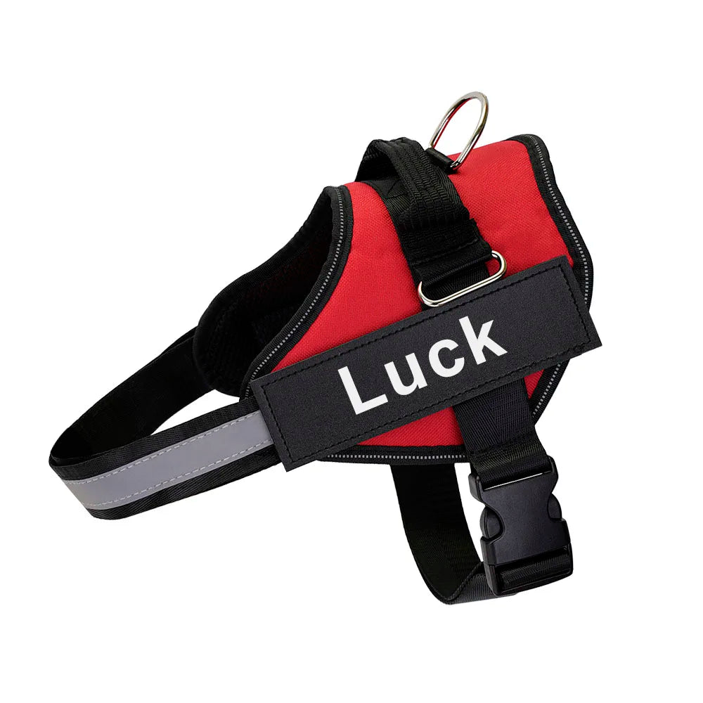 ShopTechPet™ Personalized No-Pull Dog Harness | Custom ID & Reflective Safety