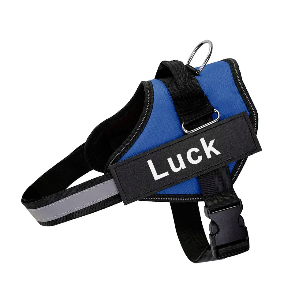 ShopTechPet™ Personalized No-Pull Dog Harness | Custom ID & Reflective Safety