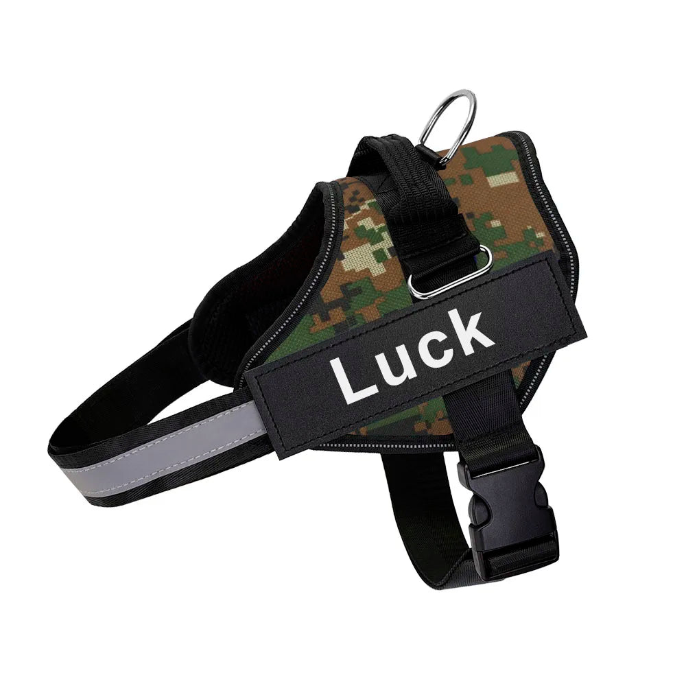 ShopTechPet™ Personalized No-Pull Dog Harness | Custom ID & Reflective Safety