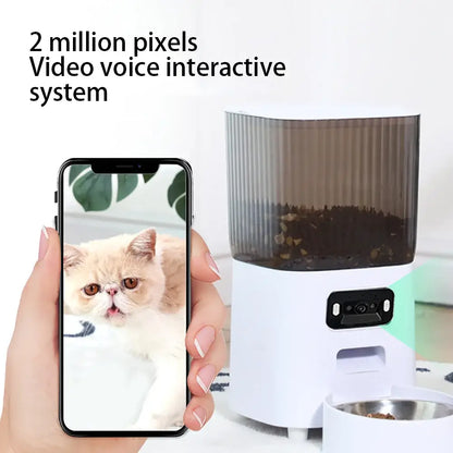 ShopTechPet™ Smart HD Camera Dual Pet Feeder