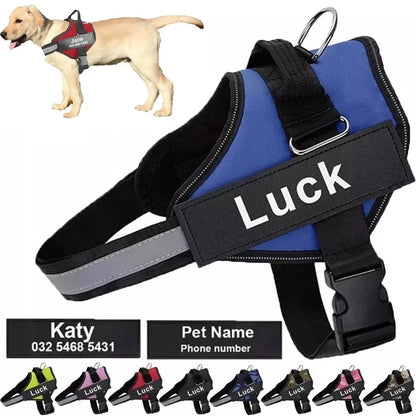 ShopTechPet™ Personalized No-Pull Dog Harness | Custom ID & Reflective Safety