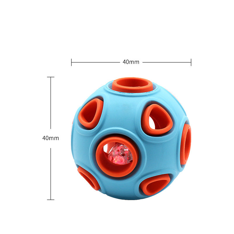 ShopTechPet™ Interactive Sensory Dog Ball (LED Glow & Jingle)