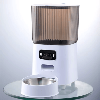 ShopTechPet™ Smart HD Camera Single Bowl Pet Feeder