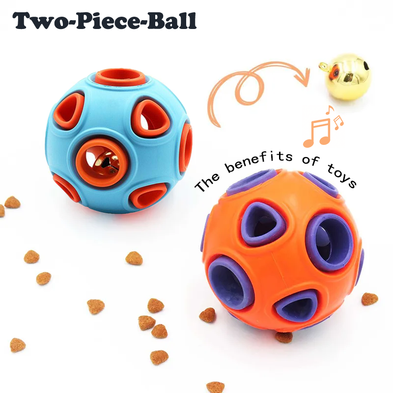 ShopTechPet™ Interactive Jingle Ball (Pack of 2)