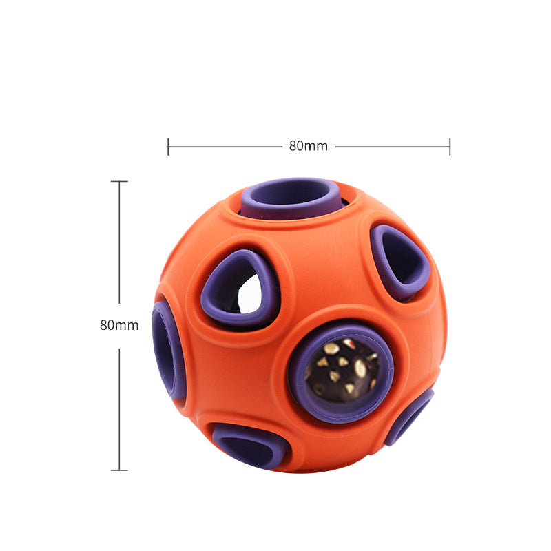 ShopTechPet™ Interactive Sensory Dog Ball (LED Glow & Jingle)