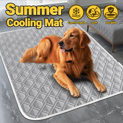 ShopTechPet™ Orthopedic Ice Silk Summer Cooling Mat