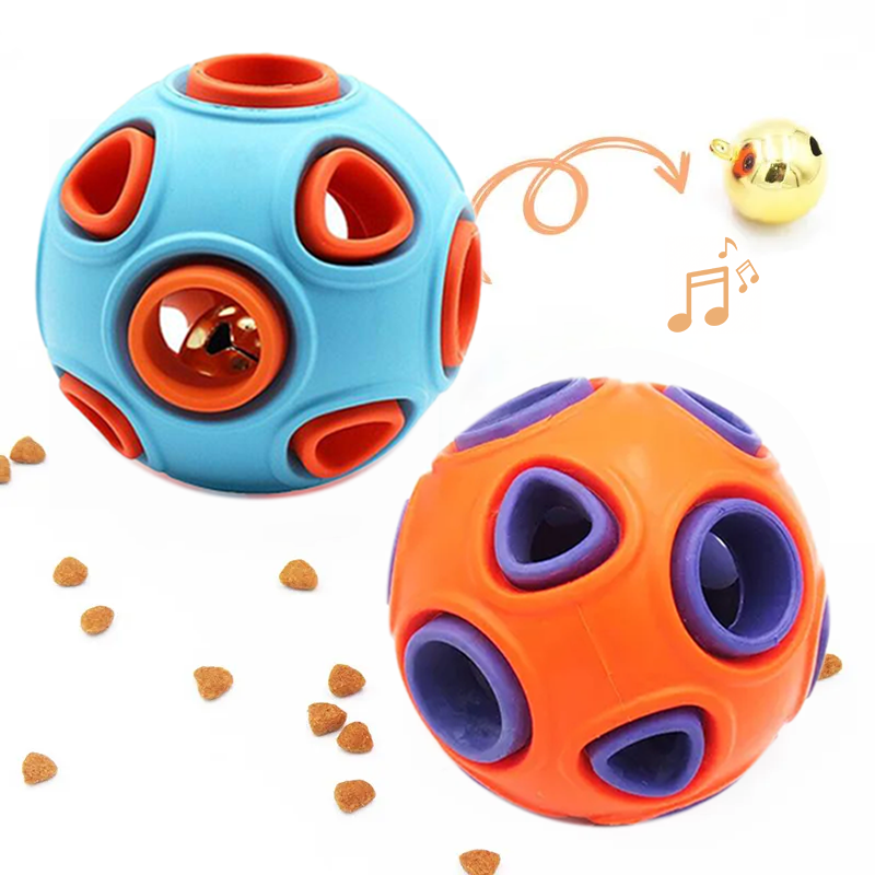 ShopTechPet™ Interactive Jingle Ball (Pack of 2)